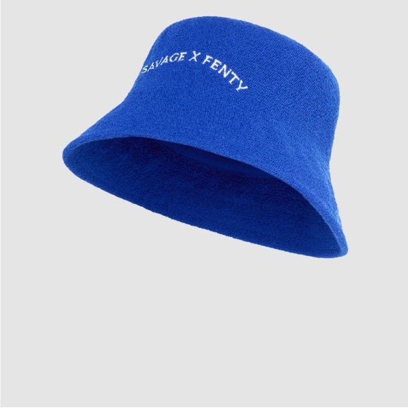 Savage x Fenty Terry Bucket Hat | Gemstone Blue | UNISEX | NEW WITH TAGS main image 8